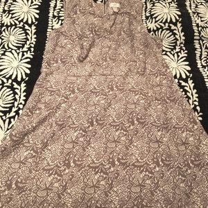 Ann Taylor Loft Cream/Taupe Dress!